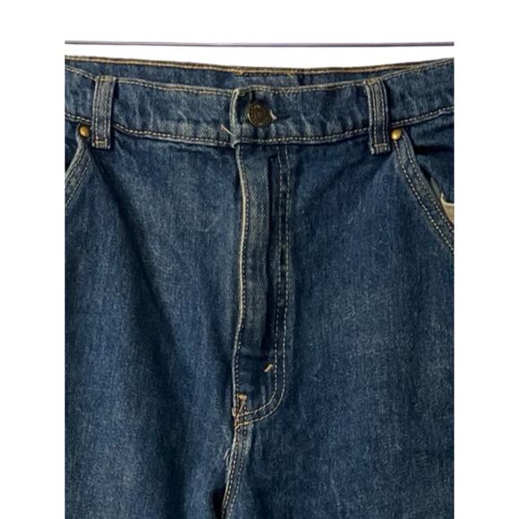 Cowden Jeans Mens Size 28" Made in USA Heavy Denim Straight Leg Vintage 80s - Picture 4 of 9